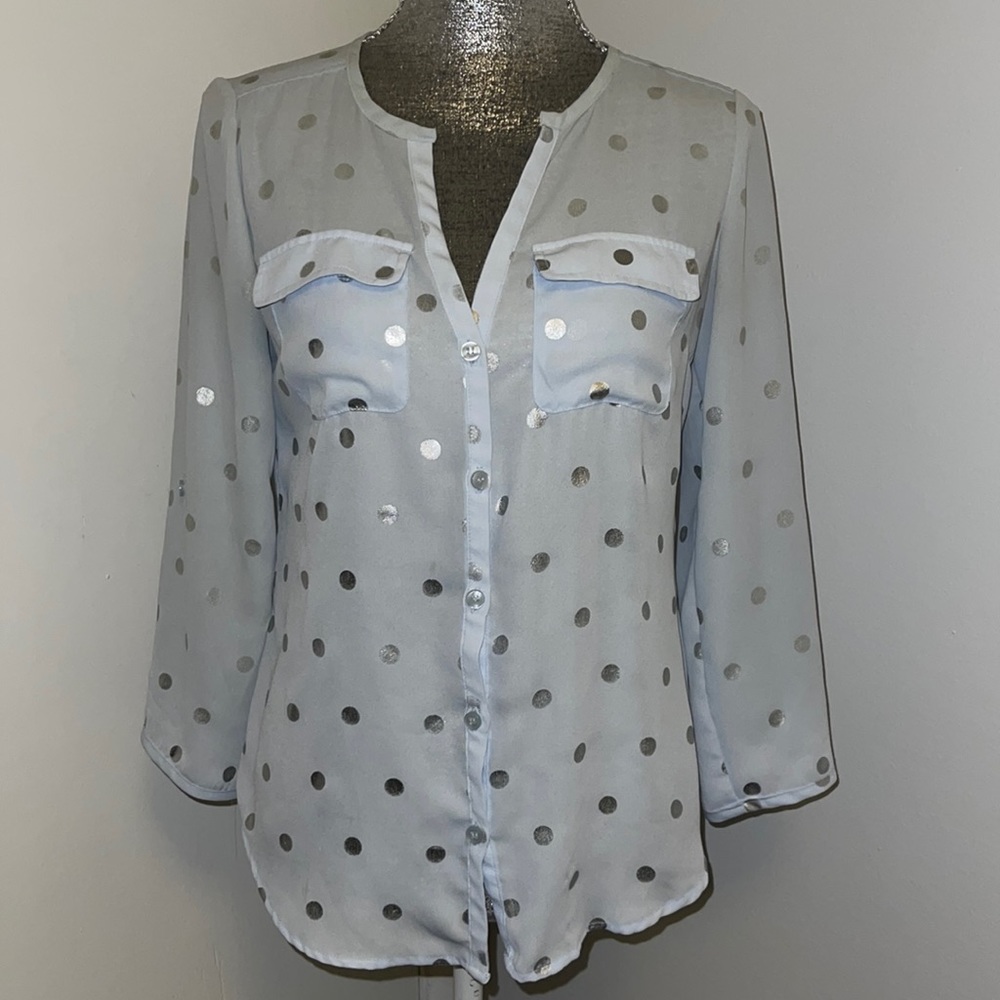 NY & Co Button Up Blouse